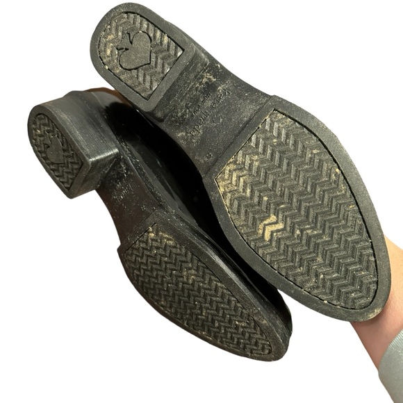 Kate Spade Black Patent Puddle Rain Boots - Picture 3 of 6